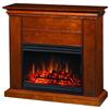 Muskoka Muskoka Harmony Mantel, 25 Inch Electric Fireplace with doors, Pecan