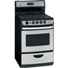 GE Stainless Steel 24 Inch Free Standing Electric Standard Clean Range