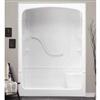 Mirolin Madison 60" 3-pc Shower Stall with seat