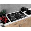 GE 30 Inch Built In Electric Cooktop, Black