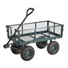 Sandusky 34 in. L x 18 in. W Green Heavy Duty Steel Crate Wagon