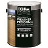 BEHR BEHR PREMIUM TRANSPARENT WEATHERPROOFING WOOD FINISH, NATURAL, 3.67 L