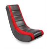Ace Bayou Black Adult Video Rocker with Red Mesh Racing Stripe