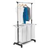 Honey-Can-Do International Triple Sorter Laundry Center with Hanging Bar