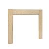 Ornamental Mouldings 48 Inch Basic Mantle Surround, Oak