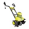 Sun Joe Tiller Joe Max 9 Amp 18 Inch Electric Cultivator With 6 Steel Tines, Wheels, and Ergonomi...