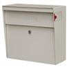 Mail Boss White Metro Wall Mount Locking Mailbox