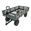 Sandusky 60 in. L x 31 in. W Green Heavy Duty Steel Large Crate Wagon