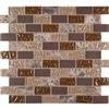 MSI Stone ULC Sonoma Blend 1 in. x 2 in. Glass/Stone Mesh-mounted Mosaic Wall Tile