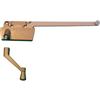 Truth Hardware 9-1/2in. Right Handed Single Arm Operator with Crank, Coppertone