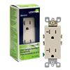 Leviton - Decora Decora Tamper Resistant Receptacle 20A, in Light Almond