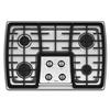 GE Profile 30 Inch Built-In Gas-On-Glass Cooktop, Black