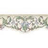 The Wallpaper Company 8 In. H Green Scroll Border