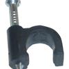 Cable Clip Single 7mm Black (100 Pcs.)