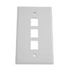 Wall Plate for RJ45 (One, Two or Three Holes)