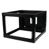 Startech 6U 22" Depth Hinged Open Frame Wall Mount Server Rack (RK619WALLOH)