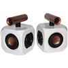 Adsum Audio Detonator 2-Piece Bookshelf Speaker System (DET02WTCP02) - White/Copper