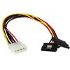 Startech 12" LP4 to 2x Latching SATA Power Y Cable Splitter Adapter (PYO2LP4LSATA)