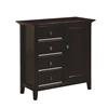 Simpli Home Amherst Storage Media Cabinet & Buffet (INT-AXCAMH-MED-DAB) - Dark Brown