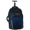 J World Dickens 21" Rolling Backpack with Detachable Daypack (RB21DB) - Navy/Black