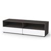 Nexera Allure 64" TV Console (220133) - White/Ebony