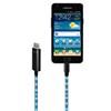 Dexim Visible Green cable for Micro USB devices - black