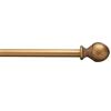 Whole Home®/MD 'Sienna' Antique Brass Tone Rod and Finial Set