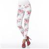 Sneak Peak Woven White Floral Jeans