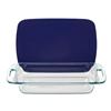 Pyrex® Easy Grab 3-Quart Oblong - Blue Plastic Cover