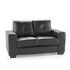 Amelia bonded leather loveseat