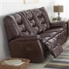 'Stark' Faux-Leather Reclining Sofa