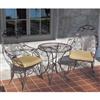 Peacock 3-piece Steel Bistro Set