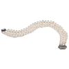 5-6 mm Triple Strand Freshwater Pearl Bracelet