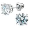 Round Diamond Stud Earrings (1.40 ctw) 14-kt White Gold