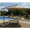 Cantilever Octagonal 10-ft. Umbrella with Crossarm Stand