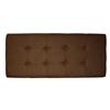 Skyline Furniture Upholstered Twin Headboard, Premier Microsuede, Chocolate