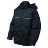 Tough Duck Poly Oxford Nylon 3-In-1 Jacket Black X Large