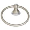 Pfister Georgetown Towel Ring in Brushed Nickel and Polished Chrome