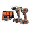 RIDGID 18V Compact Drill And Impact Driver Combo