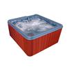 QCA Spas Daytona - Blue Denim, 6 Person, 30 Jet Spa with 14 Nozzle Turbo Massage Jet and 4HP pump