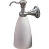 Delta Victorian Wall-Mount Brass and Plastic Soap Dispenser in Stainless