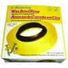 Waterline Toilet Wax Bowl Ring With Sleeve & 2-1/4 Inch Brass Bolts