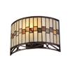 Illumine 1 Light Wall Sconce Bronze Finish Tiffany Shade