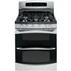GE Profile Stainless Steel 30 Inch Free-Standing Double Oven Gas Convection Self-Cleaning Ran