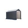 ShelterLogic Shed-in-a-Box 6 Feet x 10 x 6 Feet Peak Style Storage Shed- Grey