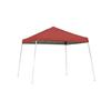 ShelterLogic Sport Pop-Up Canopy, 12 x 12, Slant Leg, Red Cover with Storage Bag