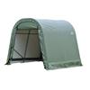 ShelterLogic RoundTop Shed Storage Green Shelter - 8 Feet x 16 Feet x 8 Feet