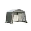 ShelterLogic Grey Cover Peak Style Shelter - 8 Feet x 8 Feet x 8 Feet