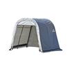 ShelterLogic RoundTop Shed Storage Grey Shelter - 10 Feet x 16 Feet x 8 Feet