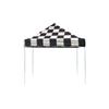 ShelterLogic Pro Pop-Up Canopy, 10 x 10, Straight Leg, Checkered Flag Cover with Storage Bag